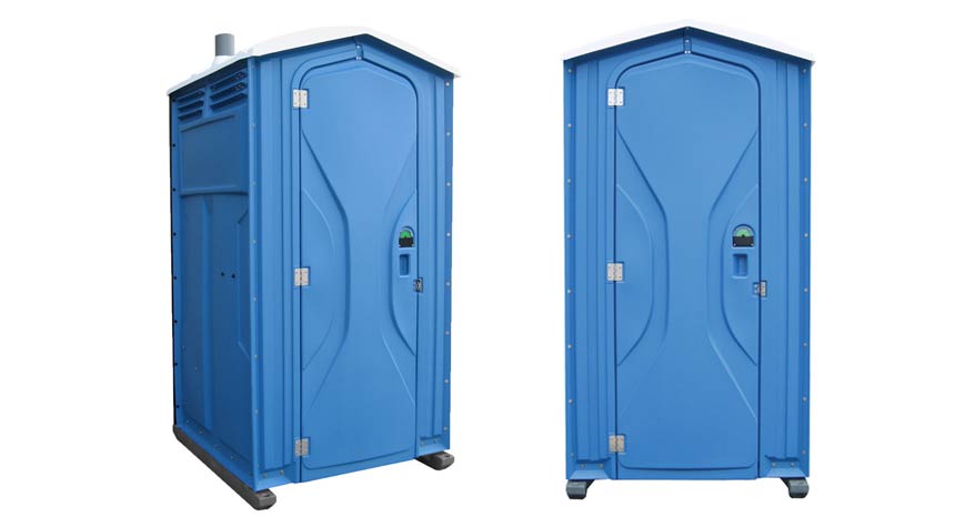 Long-term porta potty units on site in Medina, Ohio